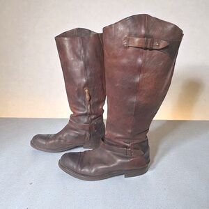 Rag‎ & Bone Abbey  distressed brown riding boots Size 40EU